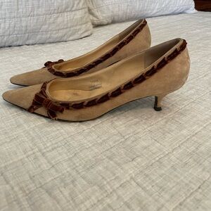 JCrew Women’s Size 8 Suede kitten heels